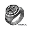 Steel Antiqued Ring