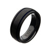 Black Zirconium Line Ring