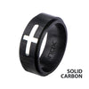 Center Celtic Design Carbon Fiber Ring