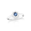 Labradorite Sunburst Ring in Sterling Silver