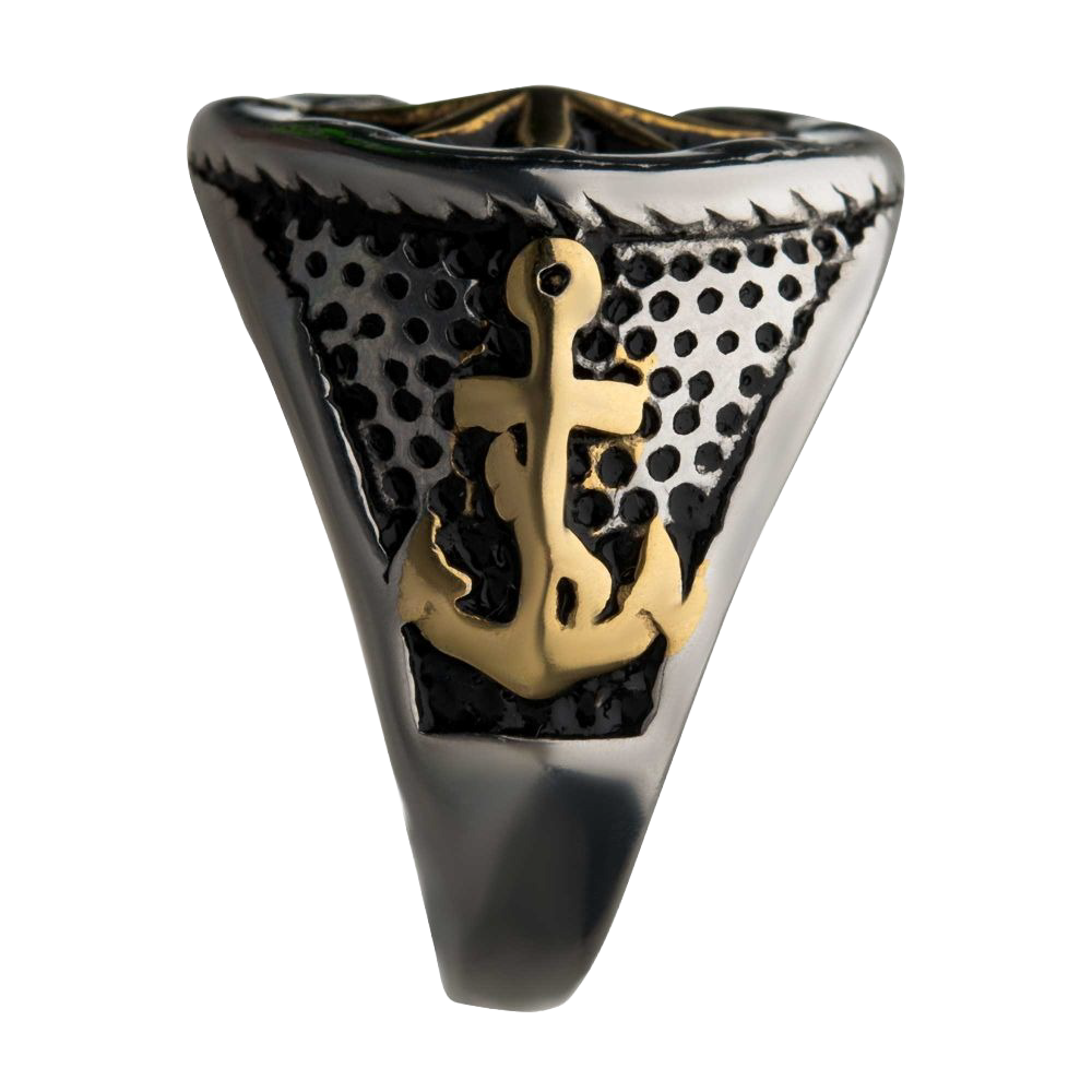 14K Yellow Steel Fashion Rings | Carroll's (view 2)