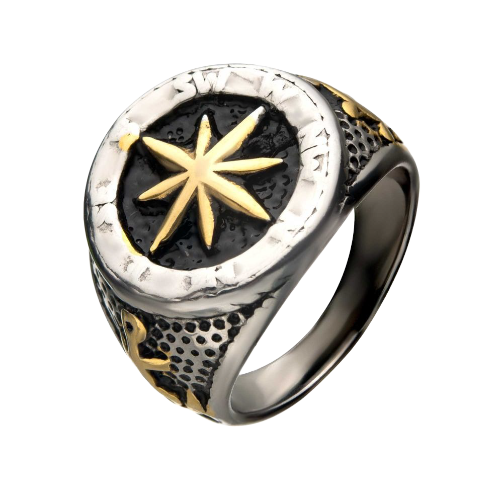 14K Yellow Steel Fashion Rings | Carroll's