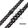 6mm Black IP Steel Matte Miami Cuban Chain Necklace