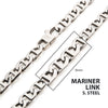 8mm Steel Mariner Link Chain Necklace