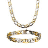 8mm Gold IP Mariner Chain Set