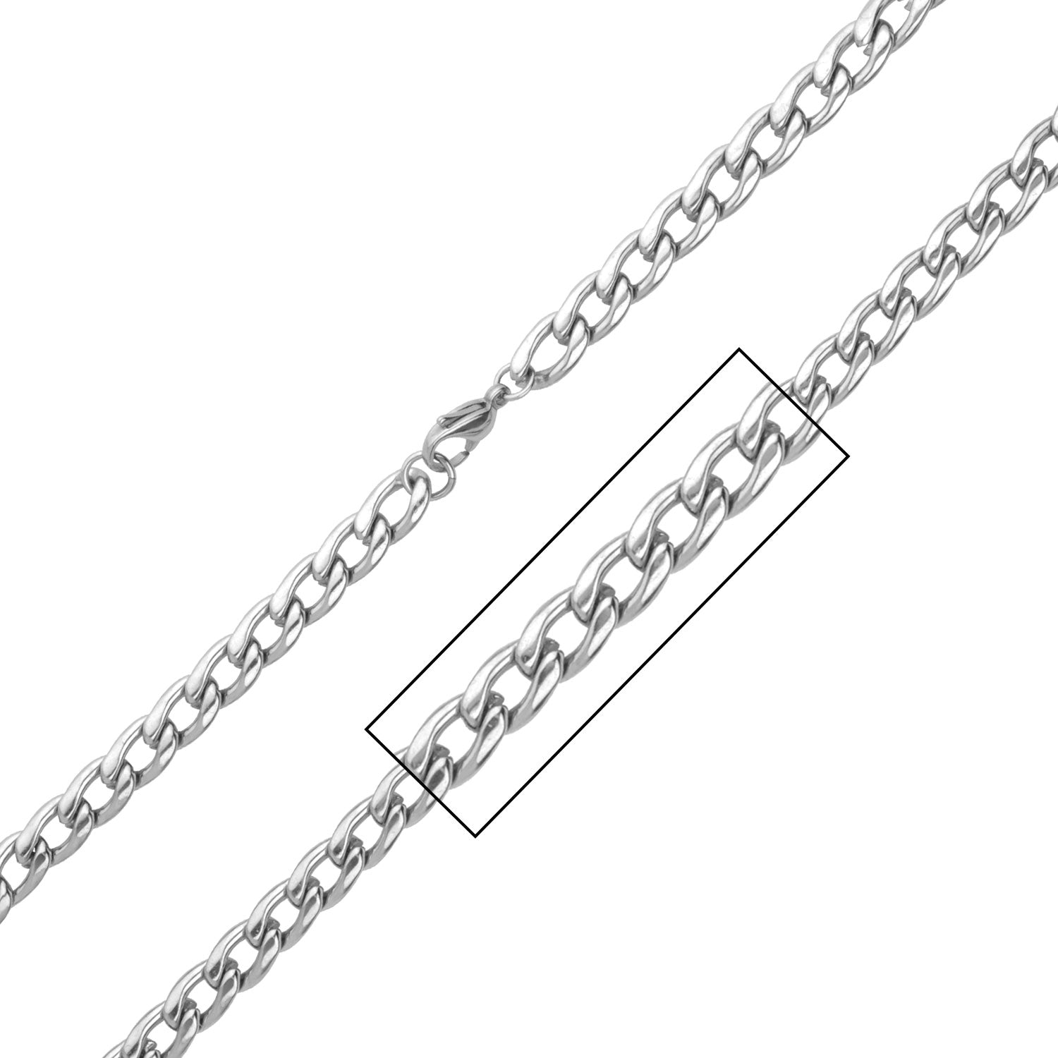 8mm Round Curb Chain