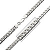 Steel 7.5mm Figaro Chain Necklace