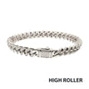 8mm Steel Miami Cuban Chain Bracelet