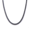 Steel Blue IP Franco Chain Set