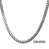 Matte Steel & Black IP Reversible Curb Chain Colossi Necklace