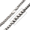 Matte Steel Chain Colossi Necklace