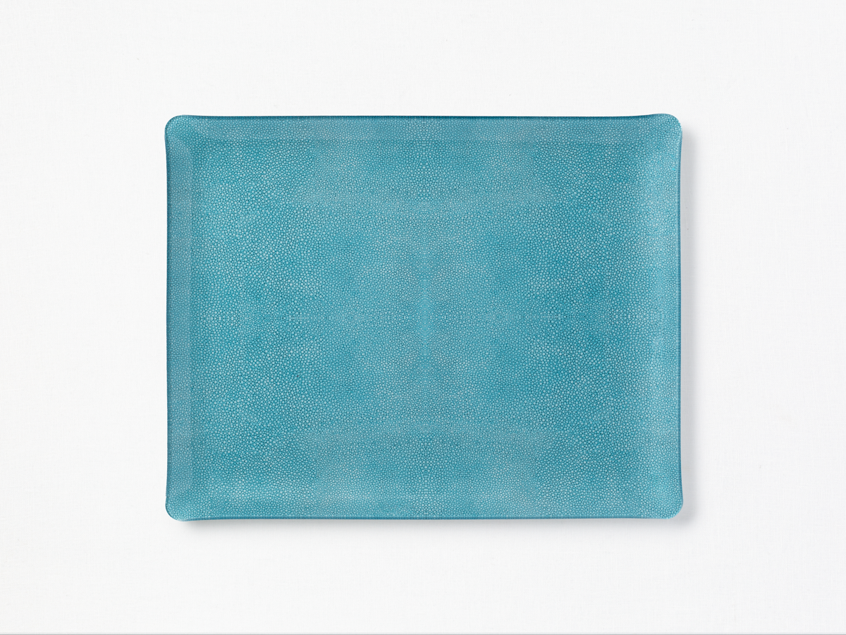 Turquoise Prestige Acrylic Serving Tray
