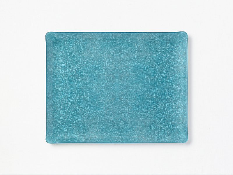 Turquoise Prestige Acrylic Serving Tray