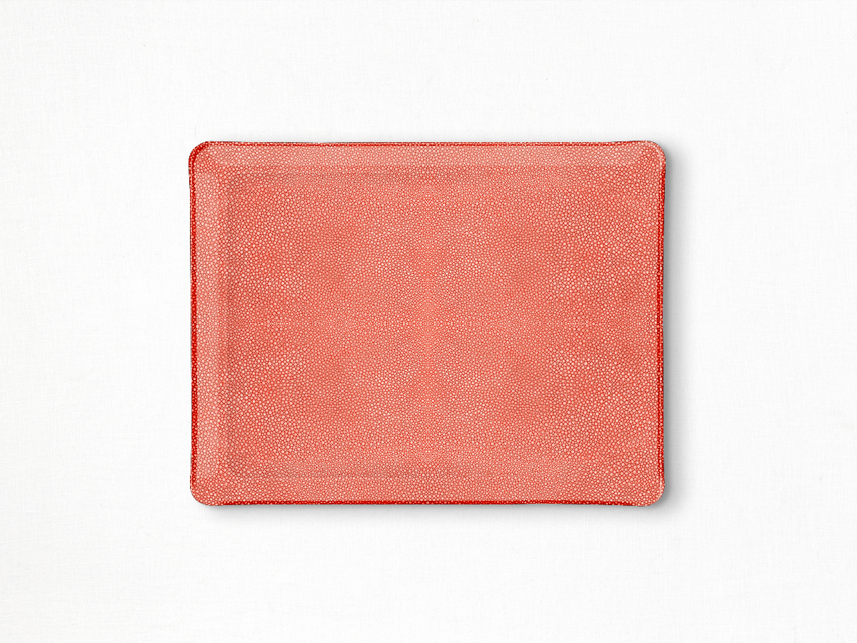 Coral Prestige Rectangular Vanity Tray