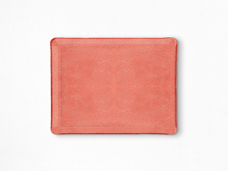 Coral Prestige Rectangular Vanity Tray