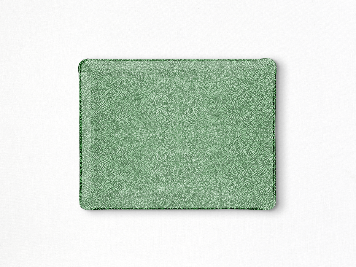 Green Prestige Rectangular Vanity Tray