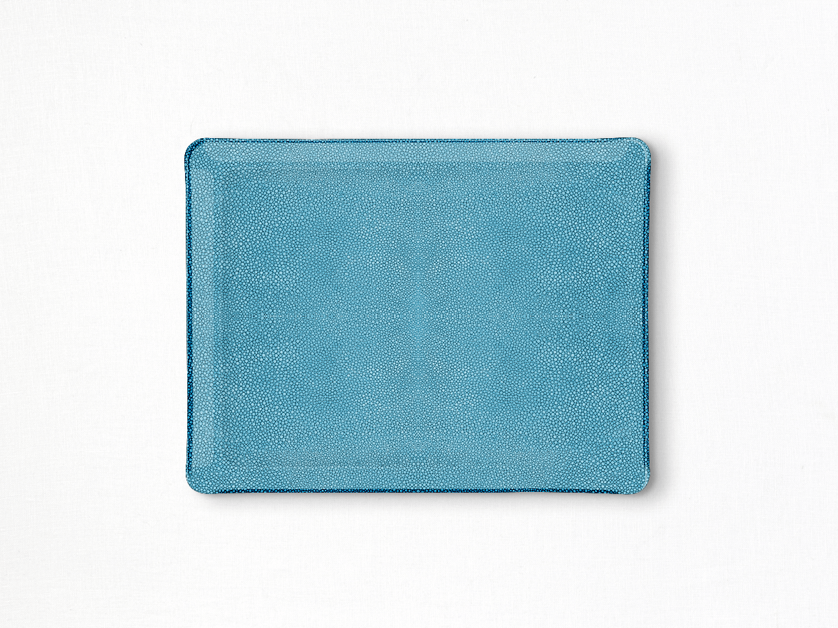 Turquoise Prestige Rectangular Vanity Tray