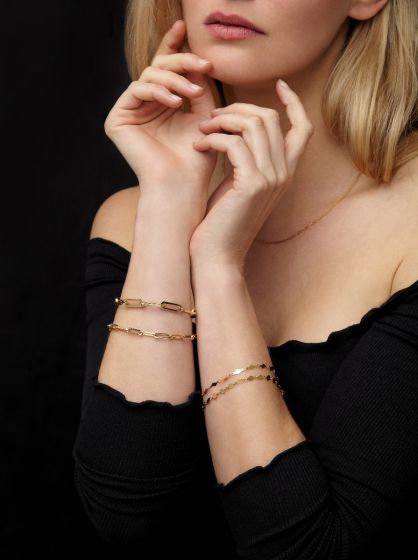 14K Rose Gold 4.2mm Paperclip Chain Necklace