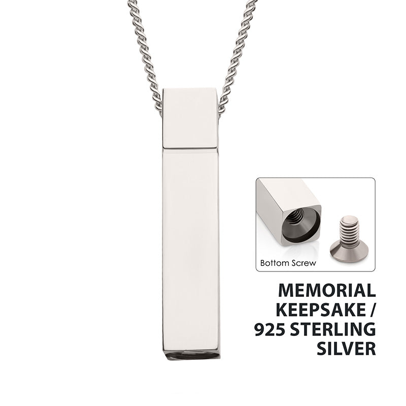 The Keepsake Urn Engravable Pendant