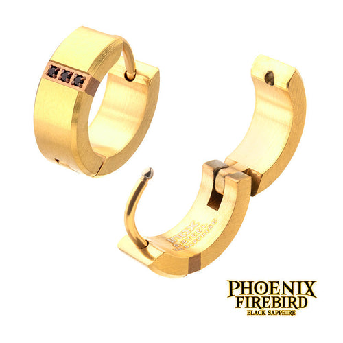 INOX Sapphire Earrings | Carroll's