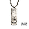 Steel Silver IP Dog Tag Pendant