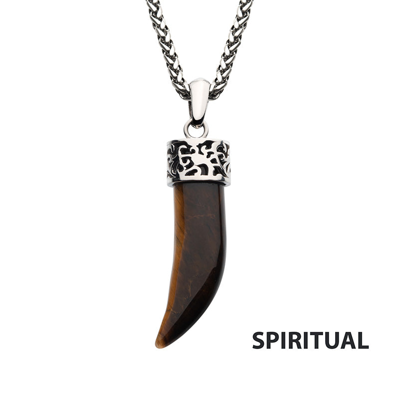 Steel Horn Pendant