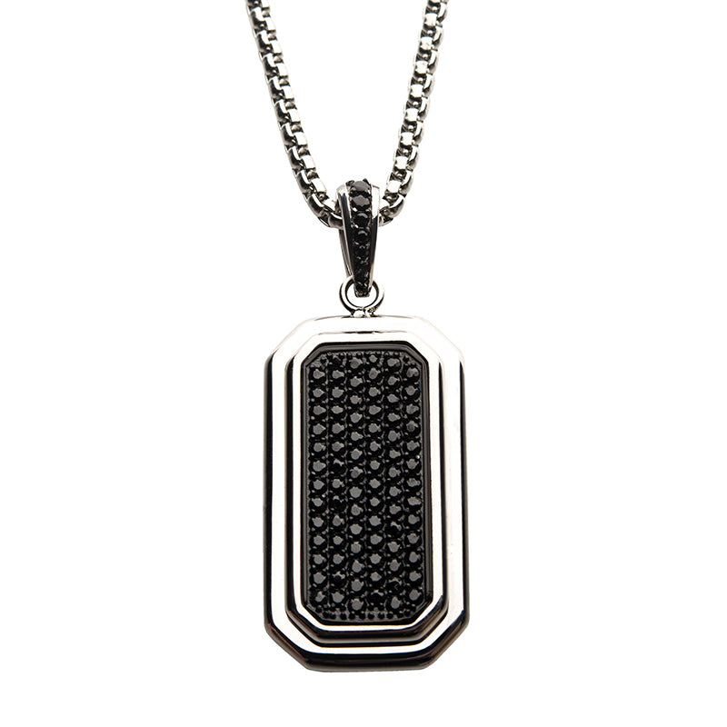 Steel Dog Tag Pendant