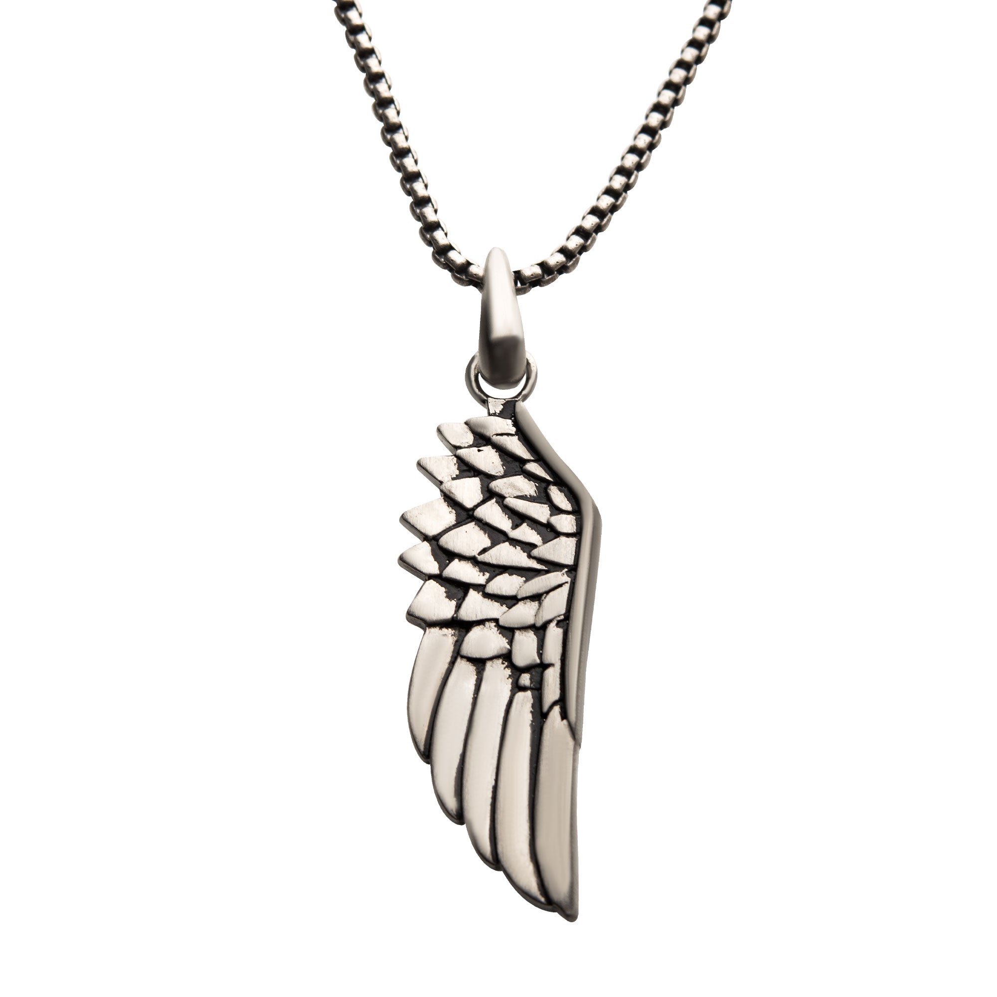 Steel Wing Pendant