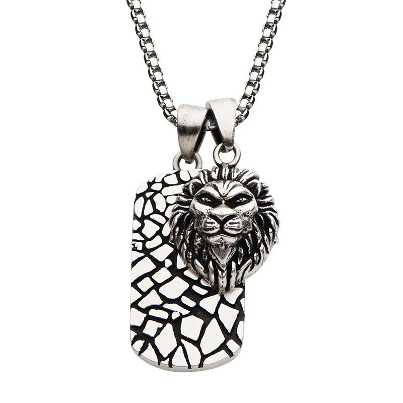 Steel Dog Tag Pendant