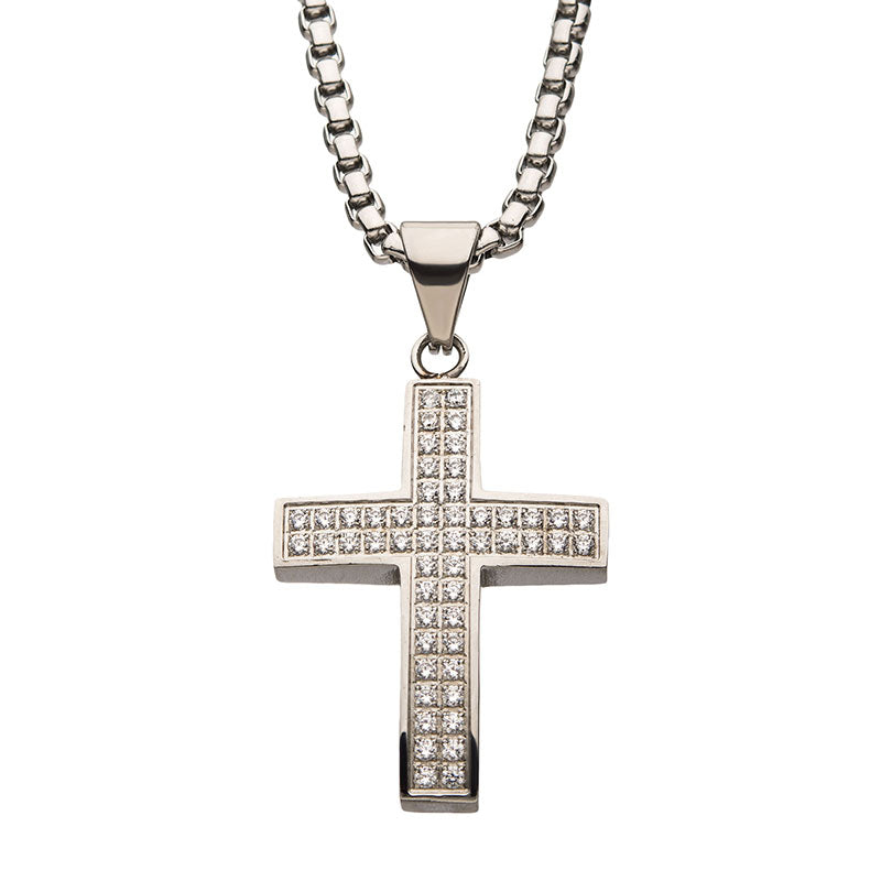 Steel Cross Pendant