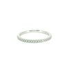 14K White Gold Round Lab Grown Diamond Eternity Ring