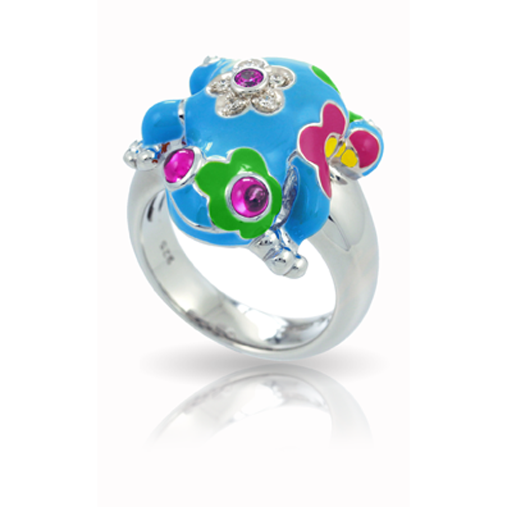 Sterling Silver Lucky Frog Ring