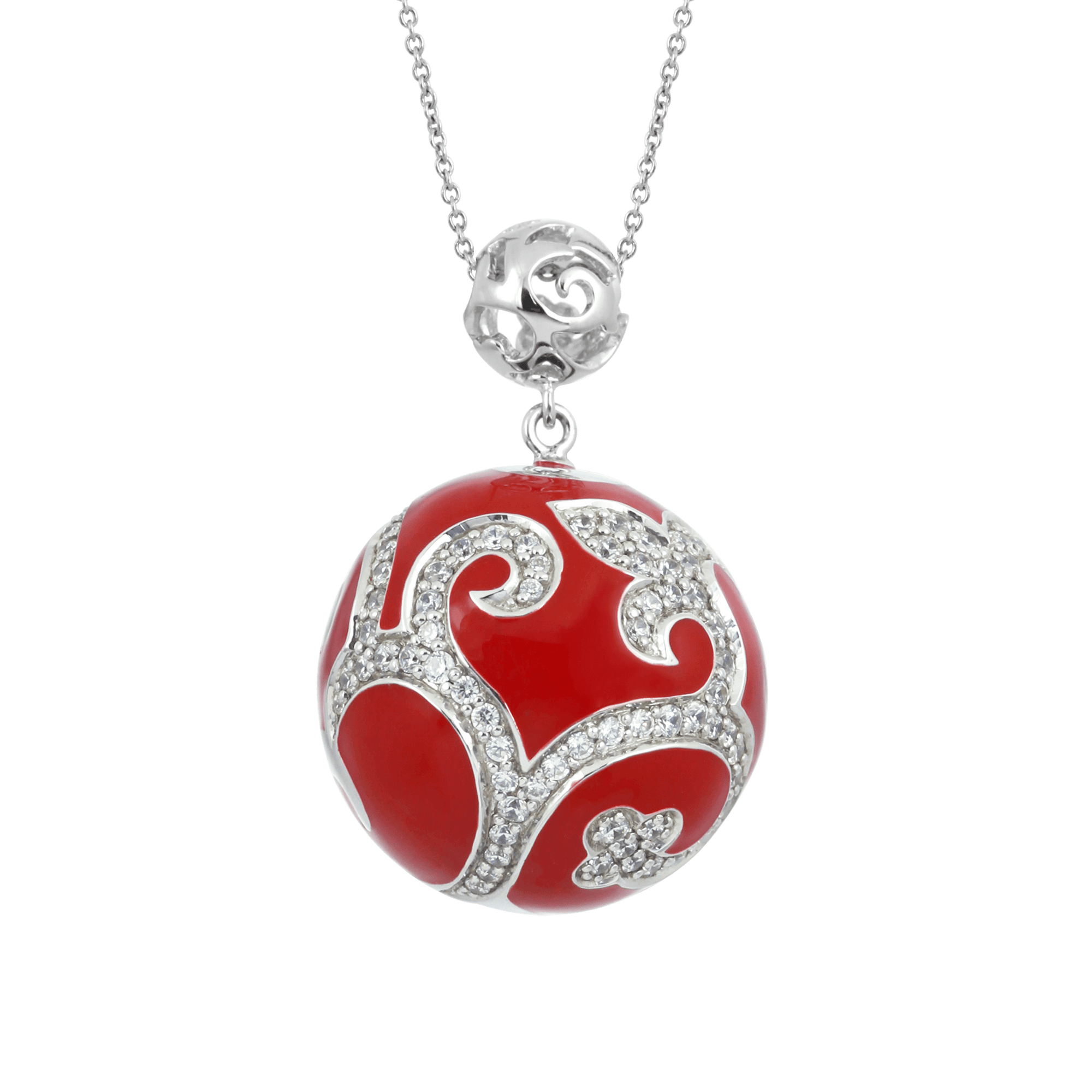 Sterling Silver Royale Ball Pendant