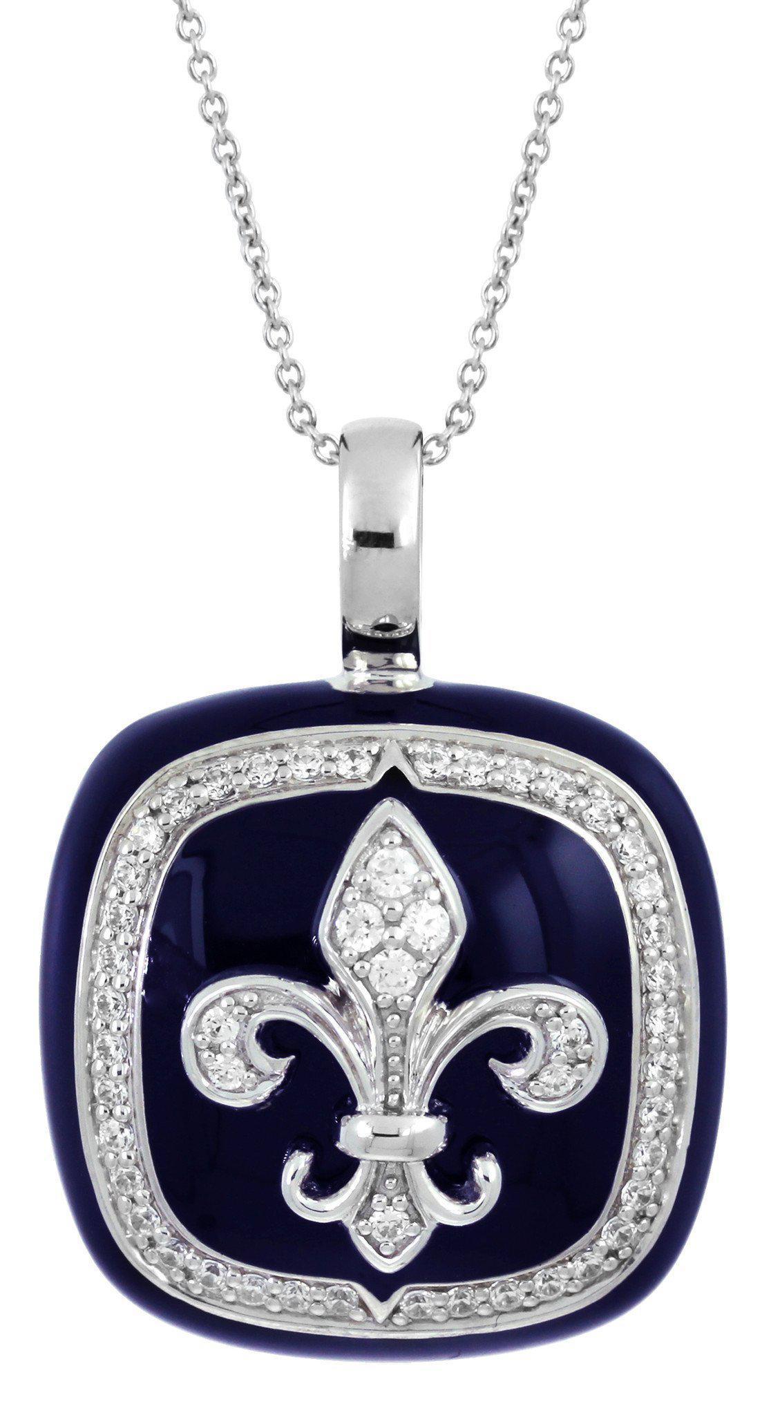 Sterling Silver Fleur de Lis Pendant