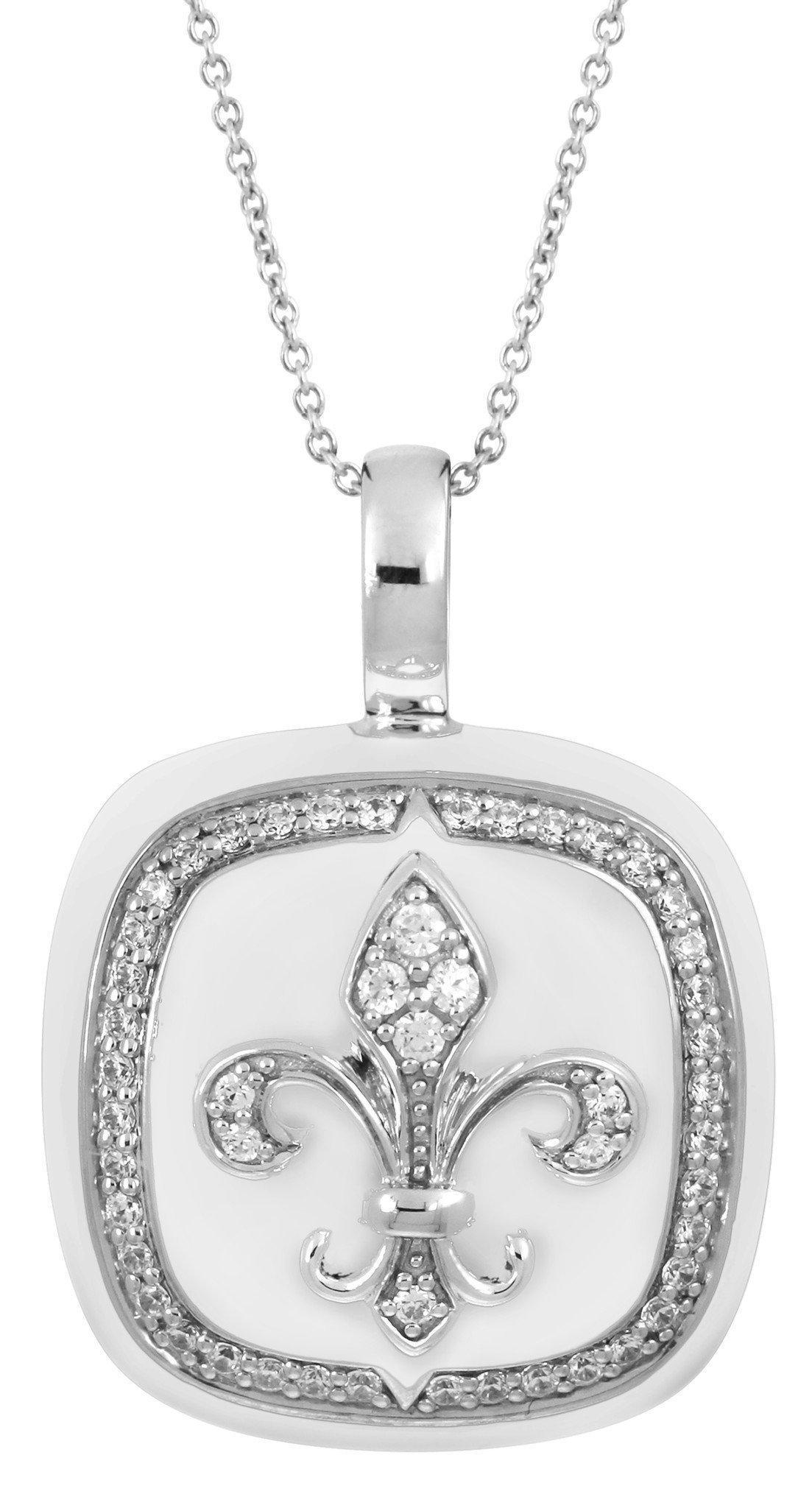 Sterling Silver Fleur de Lis Pendant