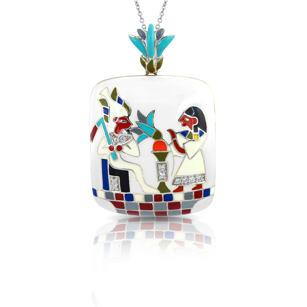 Sterling Silver Papyrus Pendant