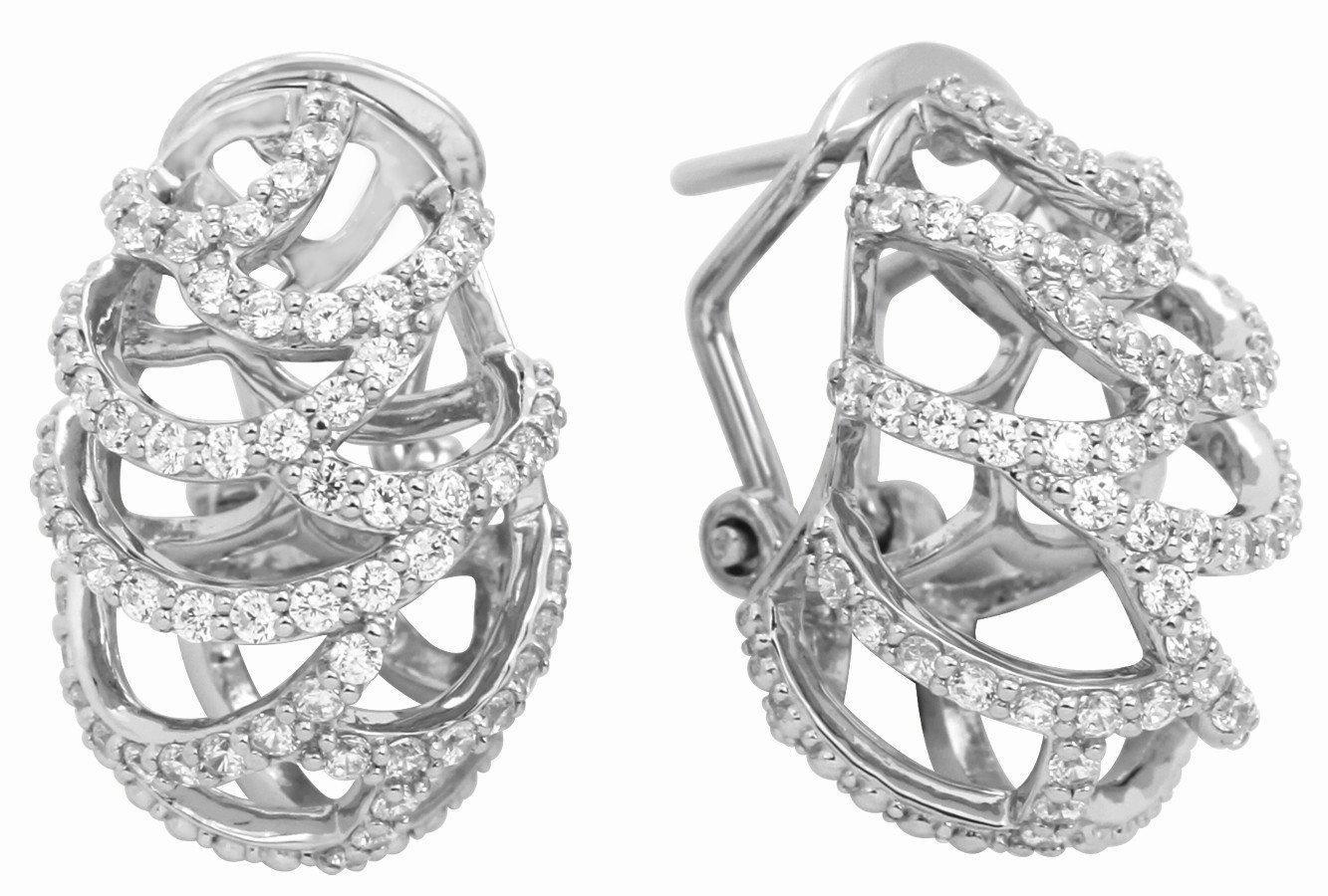 Sterling Silver Monaco Earrings