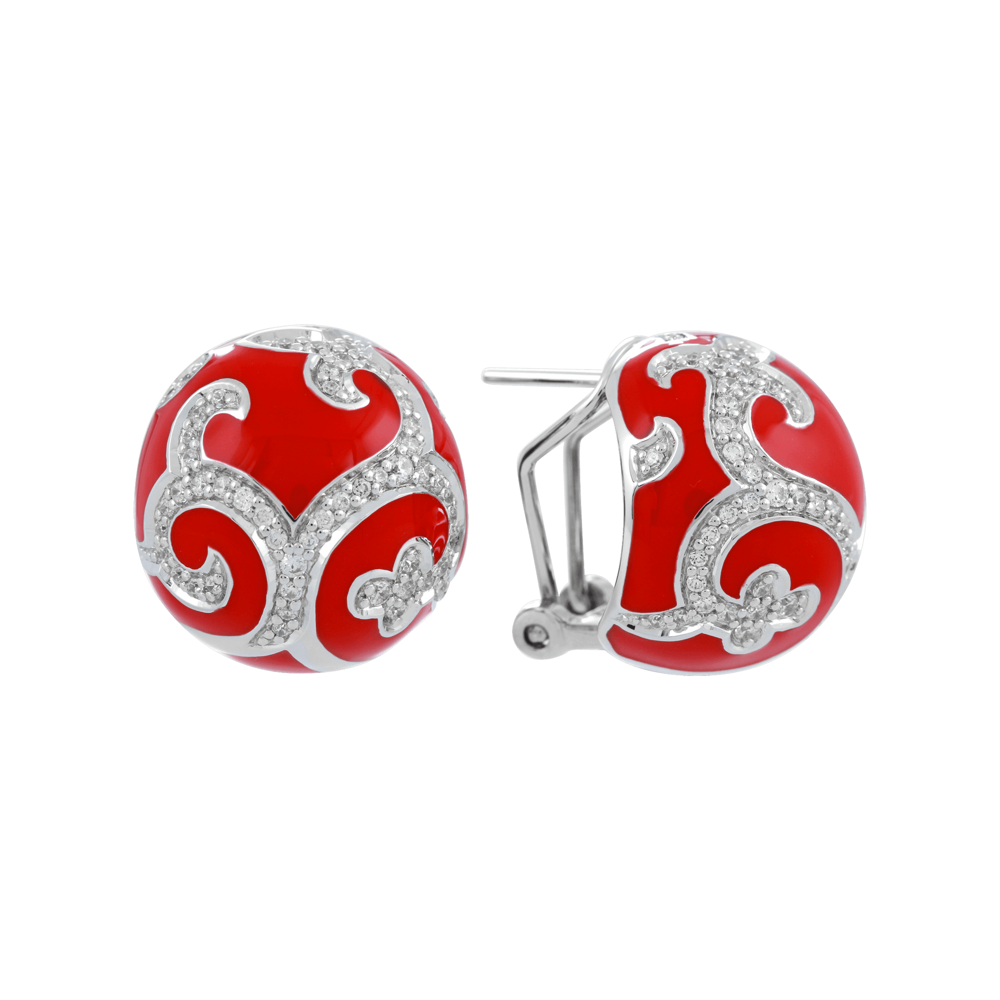 Sterling Silver Royale Ball Earrings