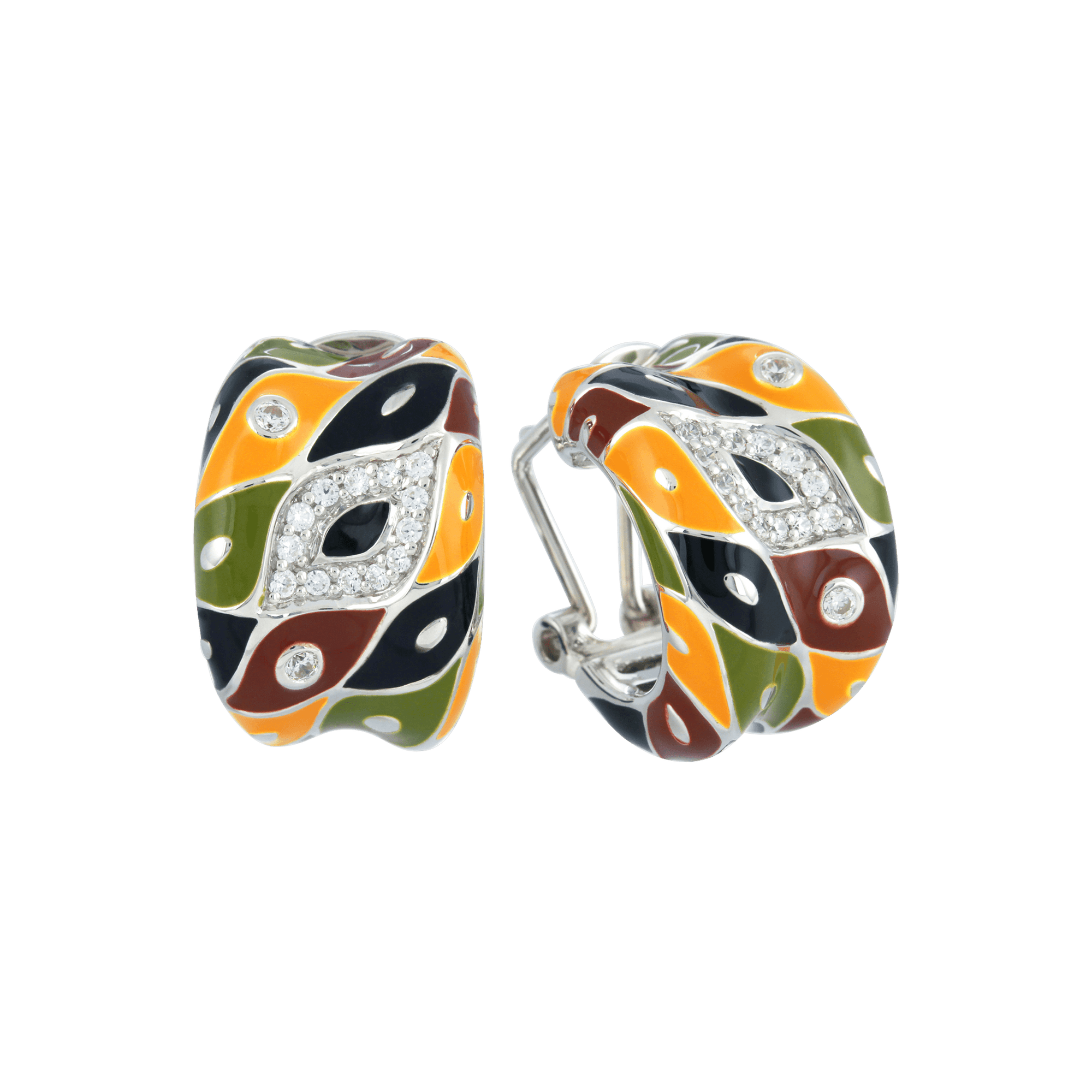 Sterling Silver Pogona Earrings