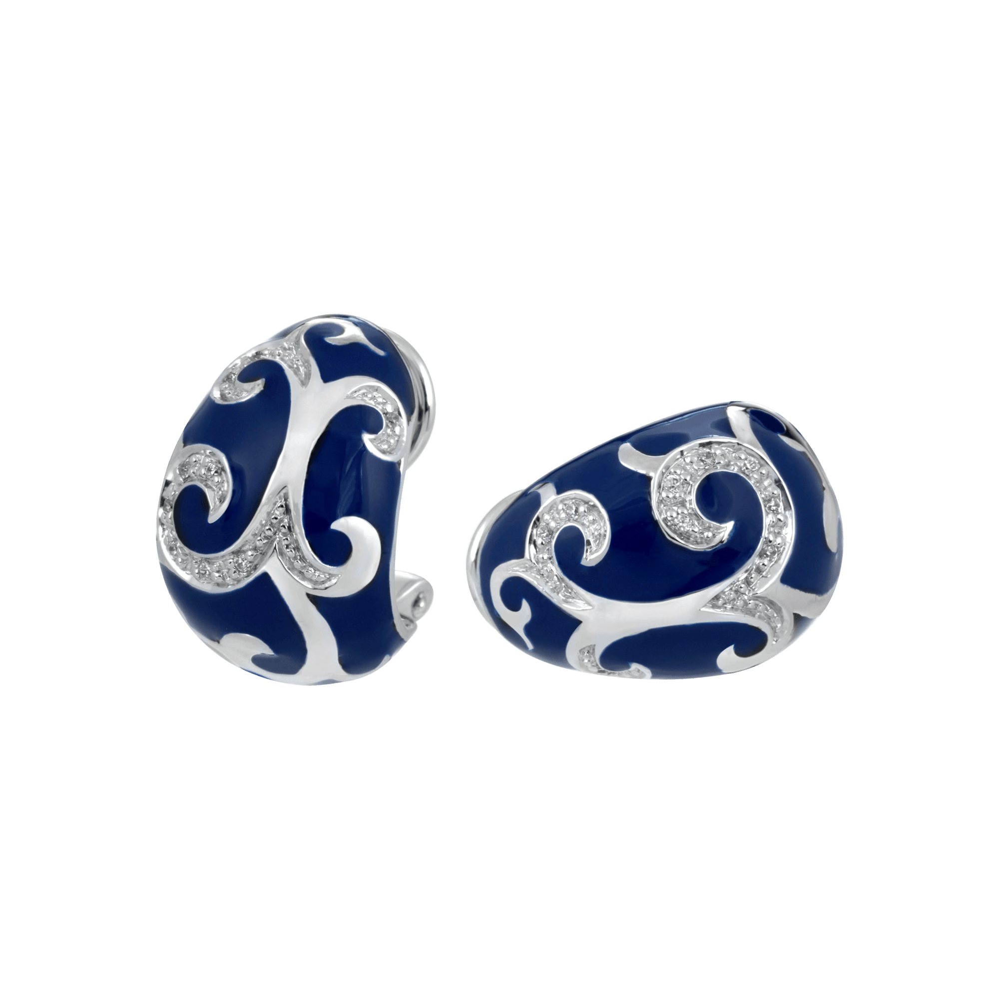 Sterling Silver Royale Earrings