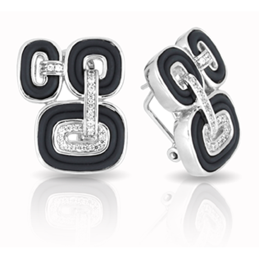 Sterling Silver Mod Earrings