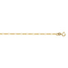 10K Yellow Gold 1.9mm Figaro Chain Necklace