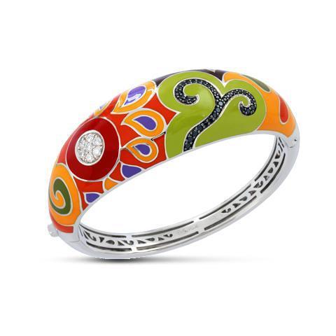 Sterling Silver Paisley Bangle