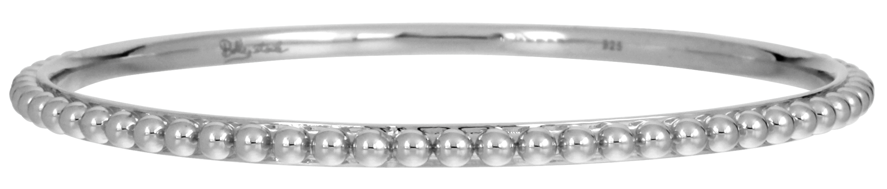 Sterling Silver Accent Studs Bangle