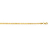 10K Yellow Gold 3.0mm Heart Chain Anklet