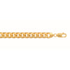 10K Yellow Gold 8mm Semi-Solid Miami Cuban Bracelet