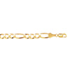 10K Yellow Gold 7.9mm Figaro Chain Bracelet