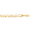 10K Yellow Gold 7.9mm Figaro Chain Necklace