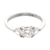 Platinum Three Stone Diamond Engagement Ring