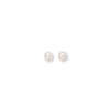 14K Yellow Gold 8MM Pearl Stud Earrings
